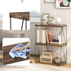 3-Tier Multipurpose Display Rack Home Storage Shelving Unit Industrial Bookshelf