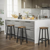 Vintage Set of 2 Bar Stools Tall Kitchen Stools Breakfast High Chair UKLBC32X