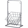 Industrial Kitchen 2 Tier Distressed Paintwork Style Wire Storage Baskets Grey