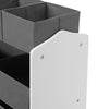 Childrens Storage Shelf Kids Bookshelf Rack w/ 6 Toy Organizer Boxes Playroom
