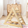 Wooden Climbing Triangle Ladder w/Stable Structure for Toddlers Playful Climbers