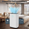 25L Dehumidifier Air Purifier with Humidistat LCD Display for Home Laundry NEW