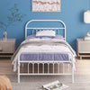 Simple Budget metal bed Single bed Frame w/Mattresses Option Bedroom Furniture