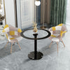 Round Dining Table for 2-4 Seat Kitchen Home Coffee Table Lounge Restaurant New