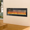 Inset LED Electric Fireplace Wall Mounted Heating Recessed Fire 50 in Heater