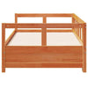 Daybed without Wax Brown 90x200 Solid Wood Pine B3H8