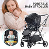 Foldable Baby Stroller Convertible Reversible Pushchair Travel for Airplane UK