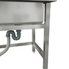 Commercial Catering Sink Stainless Steel Double Bowl Unit Kitchen Food Wash Tank