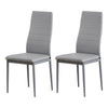 3/5Pcs Small Space Dining Set Square Glass Dining Table+ 2/4 Dining Chairs Home