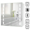 LED Light Up Bathroom Mirror Cabinet Demister Shaver Socket Bluetooth Sensor