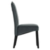 Pair of 2 Velvet Fabric Dining Chair Side Chairs High Back Upholstered Seat Soft