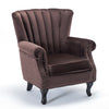 Fireside Armchair Chesterfield High Wing Back Chair Lounge Tub Queen Anne Sofa