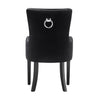 Velvet Pull Door Knocker Studded Dining Kitchen Accent Chairs Luxury Windsor