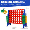 Giant 4 in A Row Jumbo 4-to-Score Giant Game Set-Blue