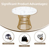 Dining Table Set With 4 Pcs Grey Velvet Chairs Kitchen Dining Room Furniture