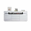LED Sideboard High Gloss Buffet Cupboard Display Cabinet TV Stand Unit 160CM
