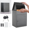 Waterproof Parcel Delivery Drop Box Lockable Outdoor Storage Letter Post Box UK