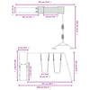 Outdoor Playset Solid Wood Douglas