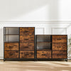 Industrial Storage Drawers Cabinet & Shelf Rustic Chest of Drawers Dresser Unit