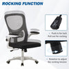 Home Office Chair Computer Mesh Desk Chair with Adjustable Arms and Height White