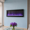 Wall Insert / Wall Mounted 60inch Electric LED Fireplace Inset Fire Living Room