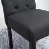 1/2/4/6 Dining Chairs Armchair High Back Linen/Velvet Upholstered Wood Legs Home