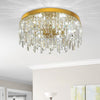 LED Crystal Chandelier Ceiling Light Pendant Light Living Room Bedroom 48W UK