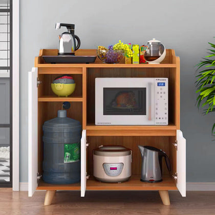 3 Doors Small Sideboard Cupboard Cabinet Hallway Bedroom Kitchen Storage Rack