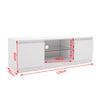 Modern TV Unit Cabinet Stand 120cm High Gloss Doors with RGB LED Living Room