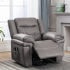 Power Lift Recliner Electric Massage Heating Chair Living Room Armchair Grey