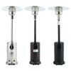 Standing Gas Patio Heater w/ Wheels Outdoor Garden Piezo Ignition Burner 4 Color