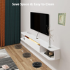 Modern 120CM Floating TV Stand Wall Mounted Media Console Modern Storage Shelf
