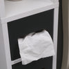Modern Bathroom Tall Cabinet with Storage Shelf&Door Corner Shelf Bookshelf