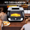 25L Air Fryer Oven With Rotisserie Large XXL Digital Knob 1700W 12 in 1 Zusiwvsr
