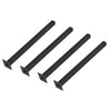 27.5 Inch Table Legs Long Column Upright Metal Frame 4pcs for Coffee Table/Bench