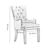 Velvet Pull Door Knocker Studded Dining Kitchen Accent Chairs Luxury Windsor