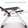 Outdoor Reclining Zero Gravity Chair Extra Wide Adjustable Garden Sun Lounger UK