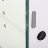 Led Mirror Medicine Cabinet Glass Shelves Waterproof Toiletries Cosmetics Clock