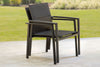 GSD Sydney Aluminium 4pc Sofa Set, Bench, 2 x Chairs & Table – Padded Textilene