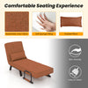 4-in-1 Convertible Sofa Bed Folding Single Sleep Chair w/Adjustable Backrest