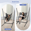 6 Level Adjustable Hammock Chair w/ Stand Sturdy Swing Chair Dark Grey