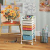 Home Office Storage Cart 6 Drawer Utility Storage with Wheels