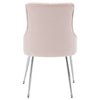 DINING CHAIRS SET OF 4 VELVET FABRIC UPHOLSTERED KITCHEN CHAIRS FOR DINING ROOM