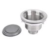 Small Single Bowl Square Stainless Steel Kitchen Sink Undermount Basin Waste Kit