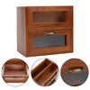 Vintage Wooden Small Cabinet Storage Box Desktop Organizer Unit Display Shelving