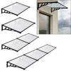 Front Door Canopy Outdoor Awning Rain Shelter Back Door Porch Window Canopies