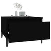 Side Tables 2 pcs Black 50x46x35 cm Engineered WoodNew