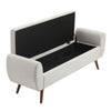 Upholstered Linen Footstool Storage Bench Chair Ottoman Pouffe Seat Stool Box UK
