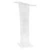 Acrylic Lectern Plexiglass Podium Clear Stand Acrylic Pulpits f/ Churches Office