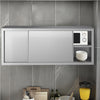 2 Tier Commercial Kitchen Stainless Steel Sliding Doors Cabinet Wall Cupboard UK
